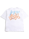 Heart flower graffiti short sleeve t-shirtwhite - MOO - BALAAN 1