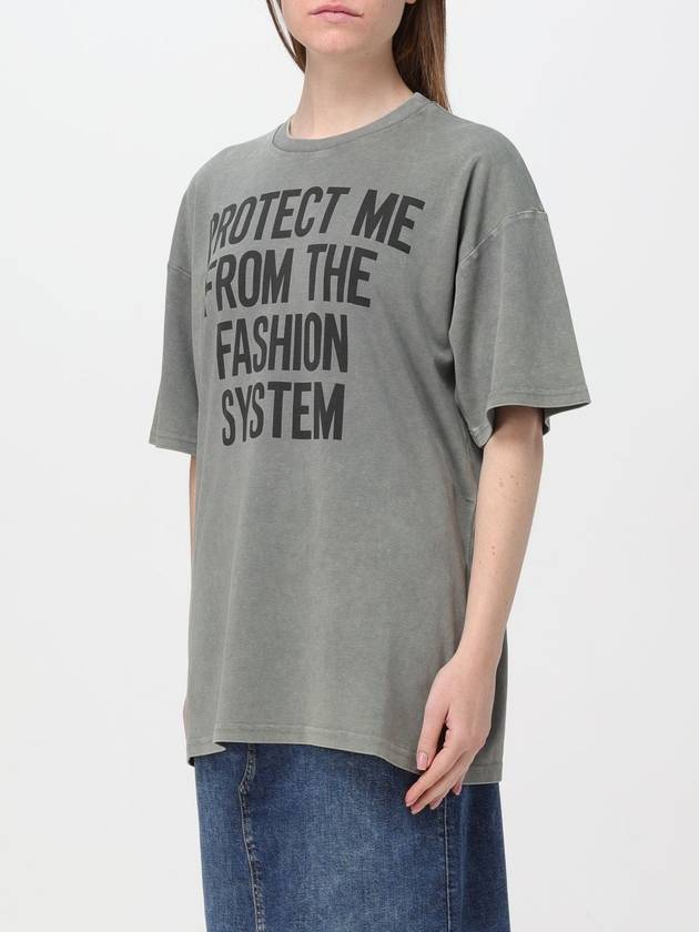 T-shirt Moschino Couture in cotone con stampa slogan - MOSCHINO - BALAAN 3