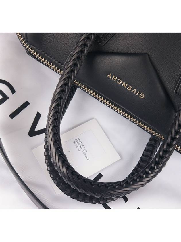 Antigona Medium Leather Tote Bag Black - GIVENCHY - BALAAN 8