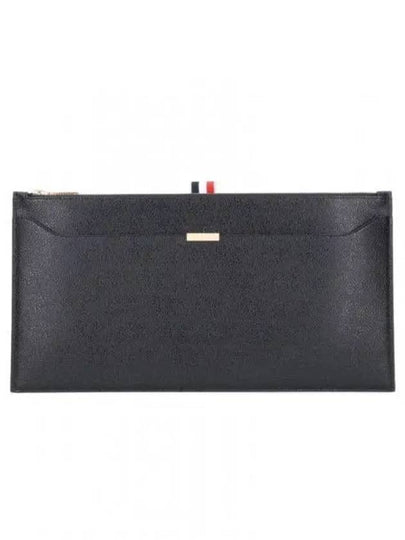 RWB Tab Double Pocket Medium Clutch Black UAC005A 00198 - THOM BROWNE - BALAAN 1