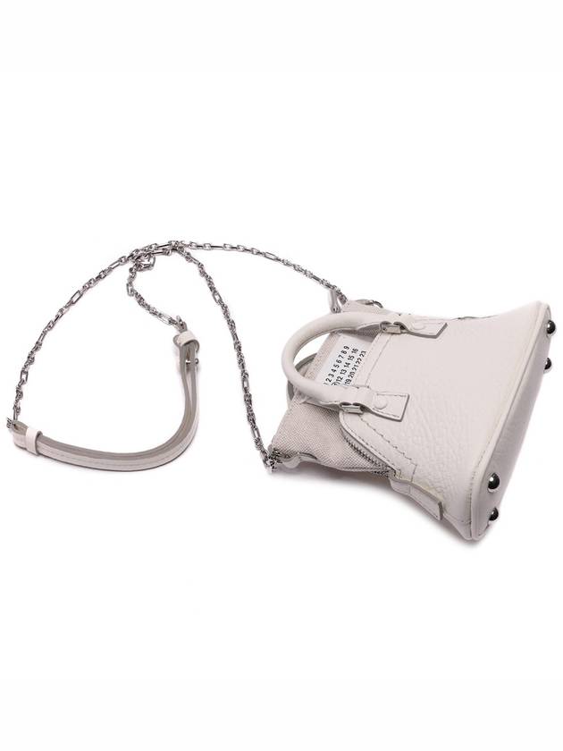 5AC Classic Baby Shoulder Bag Pale White - MAISON MARGIELA - BALAAN 6