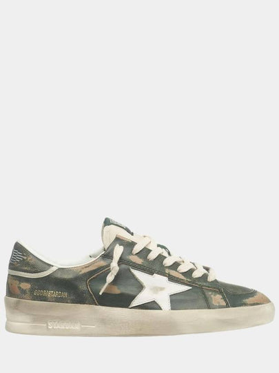 Stardan Leather Low Top Sneakers Green - GOLDEN GOOSE - BALAAN 2