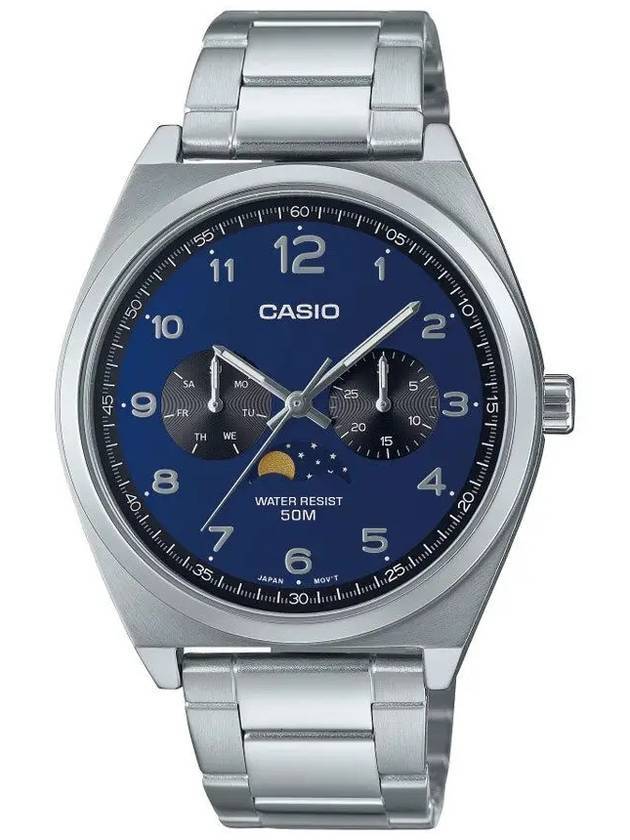 standard watch silver blue - CASIO - BALAAN 1