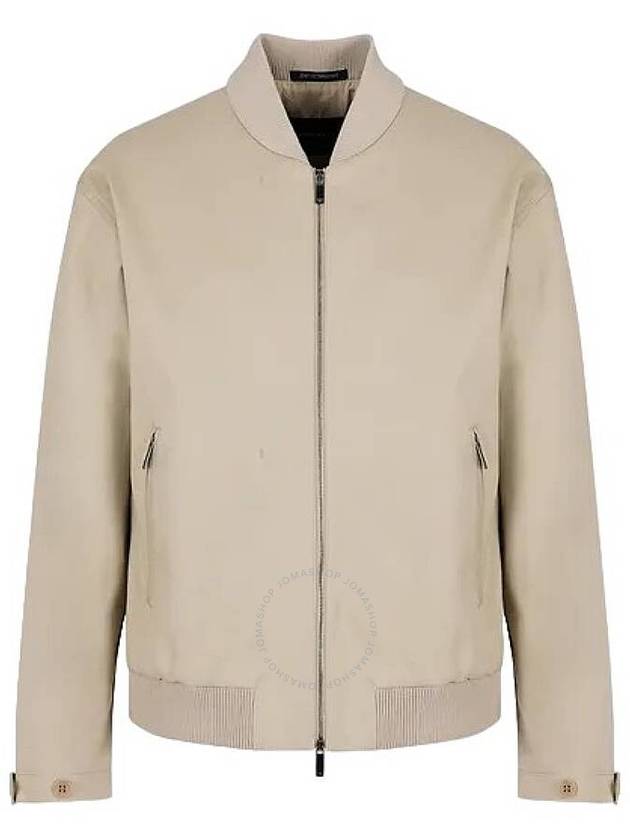 Emporio Armani Panelled Gabardine Blouson Jacket, Brand Size 50 (US Size 40) - EMPORIO ARMANI - BALAAN 1