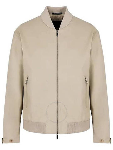 Emporio Armani Panelled Gabardine Blouson Jacket, Brand Size 50 (US Size 40) - EMPORIO ARMANI - BALAAN 1