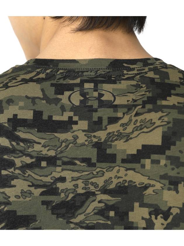 Men's ABC Camo Short Sleeve T Shirt Black - UNDER ARMOUR - BALAAN 5