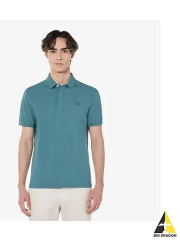 Men s PARIS Short Sleeve Polo Mosgreen - LACOSTE - BALAAN 1