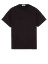 Micro Embroidered Logo Cotton Jersey Short Sleeve T-Shirt Black - STONE ISLAND - BALAAN 2