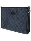 Interlocking G Canvas Clutch Bag Black - GUCCI - BALAAN 3