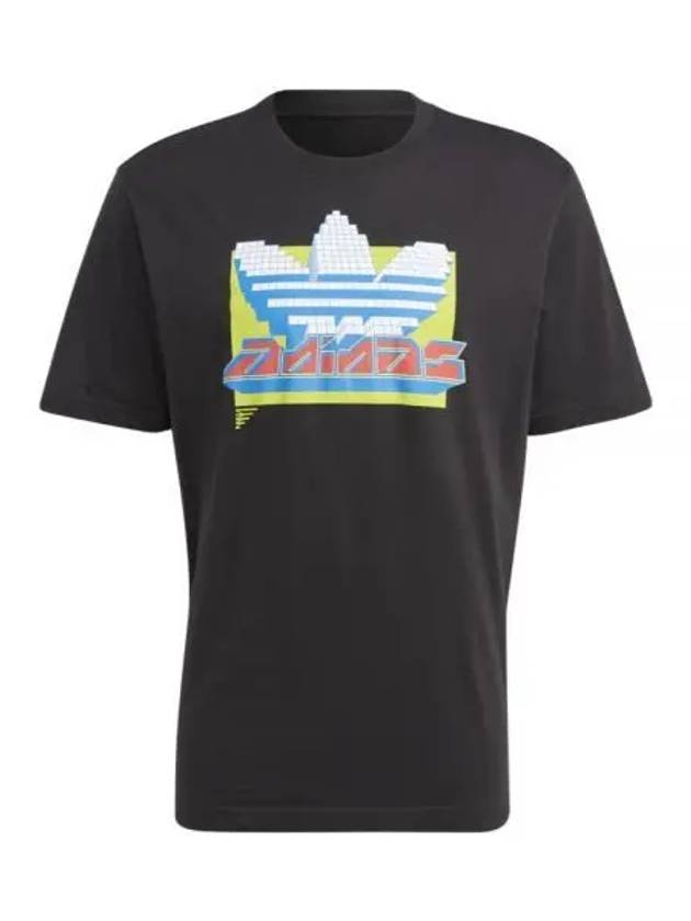 Graphic Metaverse Short Sleeve T-Shirt Black - ADIDAS - BALAAN 2