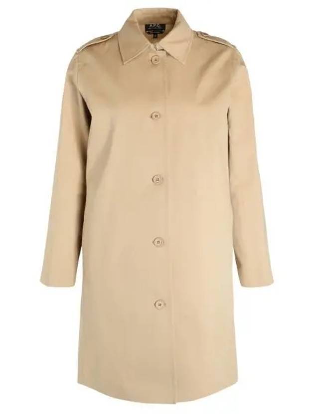 Justine Raincoat Beige - A.P.C. - BALAAN 2