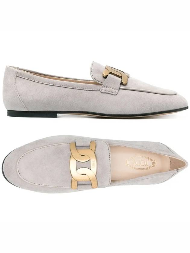 Women's Kate Suede Loafers Grey - TOD'S - BALAAN 2