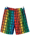 Kids Women s Rainbow Logo Short Pants MS028905 200 - MSGM - BALAAN 3