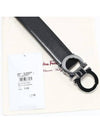 Double Gancini Reversible Leather Belt Black Auburn - SALVATORE FERRAGAMO - BALAAN 6