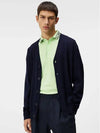 Men s Lucas Golf Knit Cardigan Navy GMKW09634 6855 - J.LINDEBERG - BALAAN 2