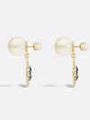 Dior Tribales Earrings Gold Finish Metal White Le - DIOR - BALAAN 3