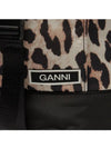 Leopard Tech Backpack Brown - GANNI - BALAAN 4