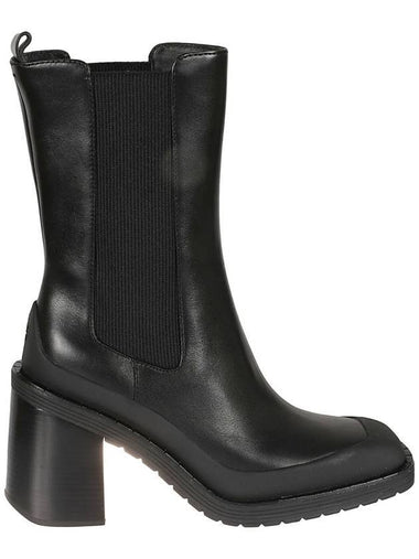 Women's Expedition Ankle Chelsea Boots Heel Black - TORY BURCH - BALAAN 1