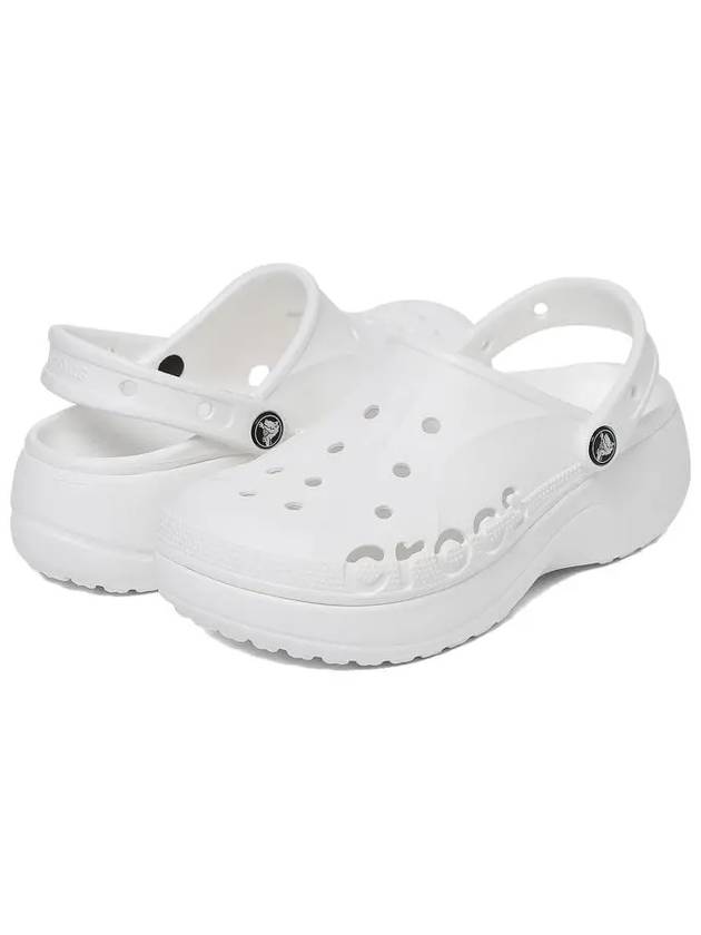 Women's Baya Platform Clog White 208186 100 - CROCS - BALAAN 4