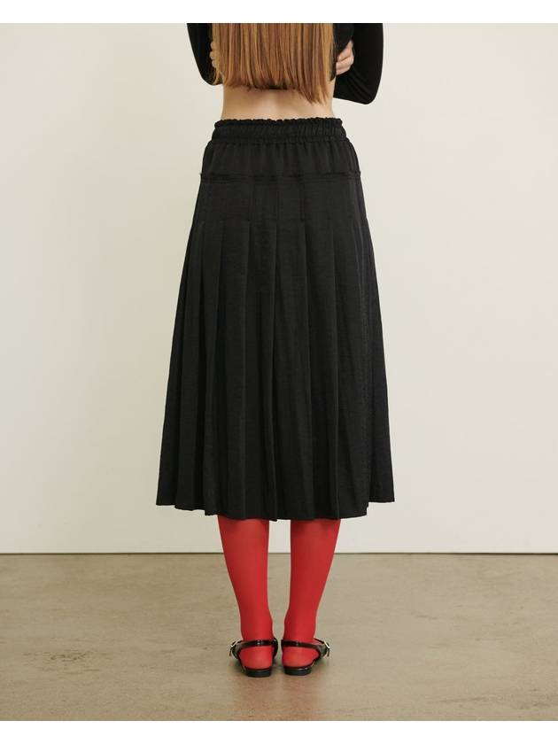 NEW MODERN PLEATED SKIRT BLACK - UNMUTE - BALAAN 3