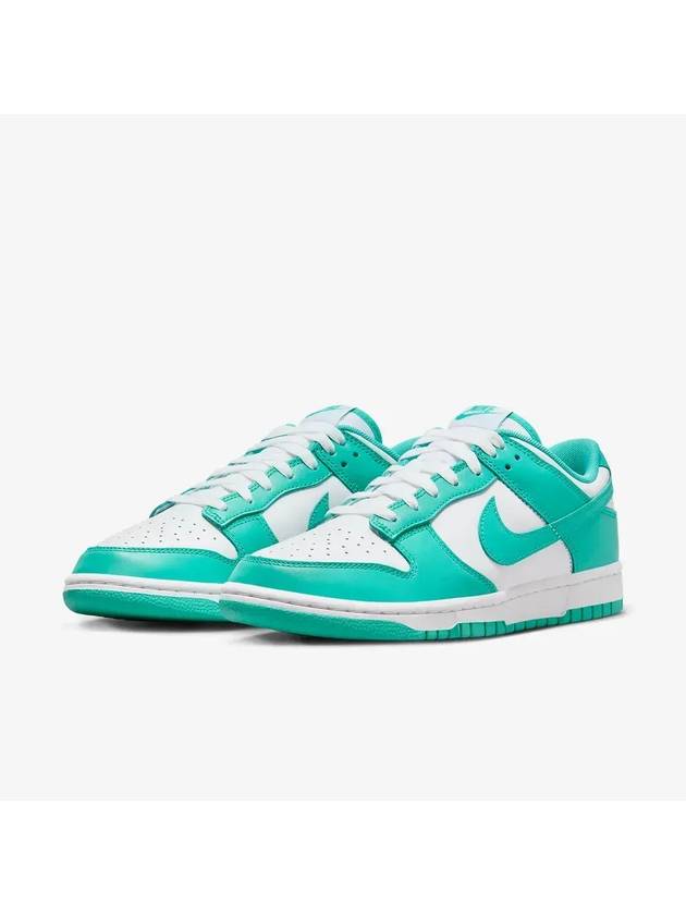 Dunk Low Retro Low Top Sneakers Clear Jade - NIKE - BALAAN 1