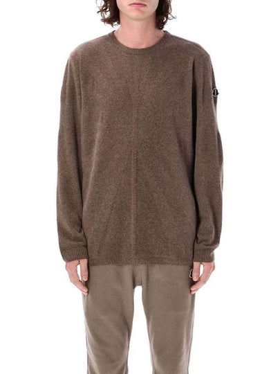 Wool Cashmere Knit Top Brown - MONCLER - BALAAN 2