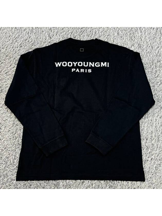 Men s back logo long sleeve t shirt black 201373 - WOOYOUNGMI - BALAAN 2