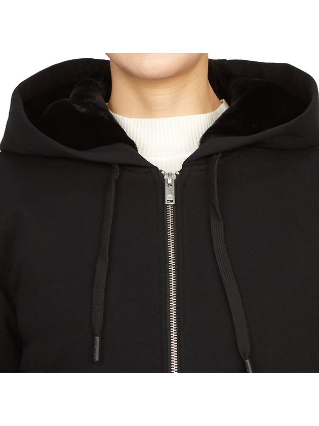 Classic Bunny 2 Zip Up Hoodie Black Lining Black - MOOSE KNUCKLES - BALAAN 10