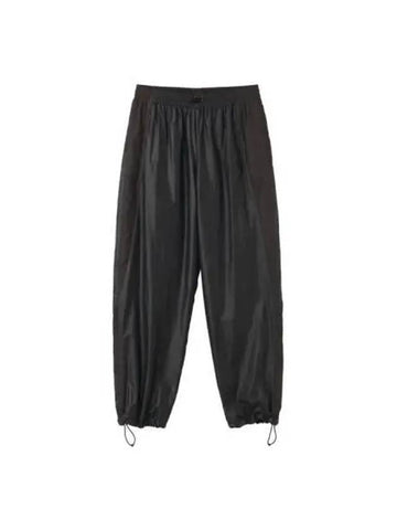 paneled wind pants black - SCULPTOR - BALAAN 1