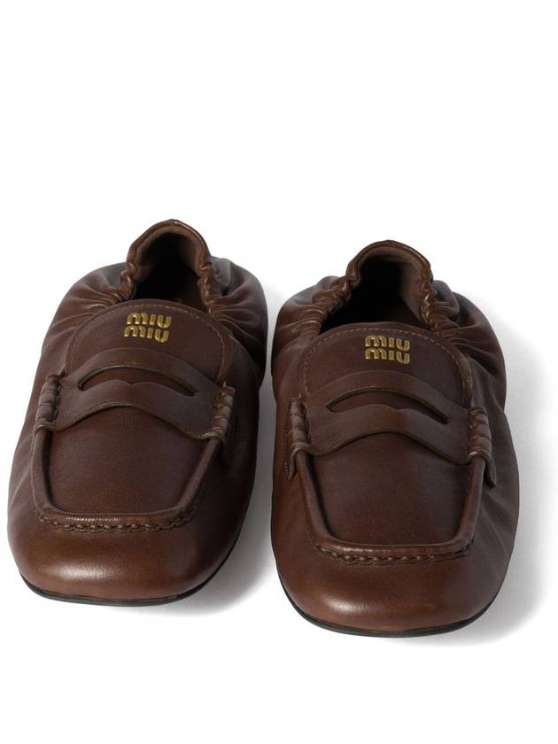 embossed-logo loafers - MIU MIU - BALAAN 3