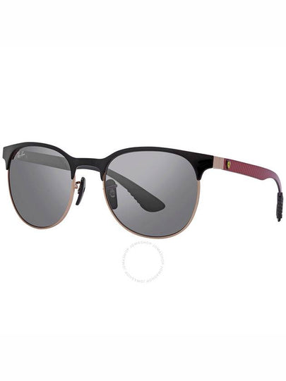 Ray Ban Scuderia Ferrari Grey gradient Mirror Silver Phantos Unisex Sunglasses RB8327M F0816G 53 - RAY-BAN - BALAAN 2