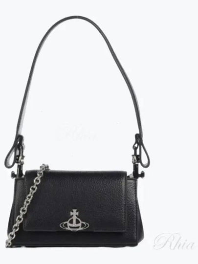 ORB Logo Shoulder Bag Black - VIVIENNE WESTWOOD - BALAAN 2