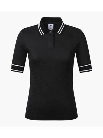 GOLF Women s Short Sleeve Collar T Shirt DP32WFTS71 - DESCENTE - BALAAN 1