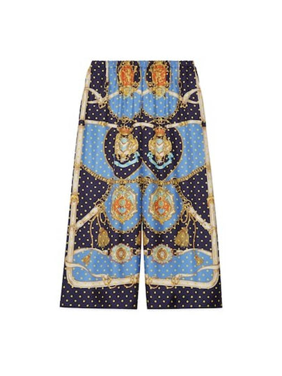 Polka Dot Silk Wide Pants - GUCCI - BALAAN 2