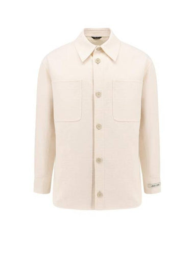 Cotton Long Sleeve Shirt Ivory - FENDI - BALAAN 1