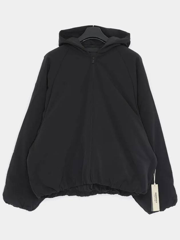 Essential Satin Twill Overfit Hooded Men s Jacket 202BT244810F - FEAR OF GOD - BALAAN 1