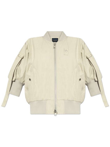 Yohji Yamamoto Bomber Jacket, Women's, Grey - YOHJI YAMAMOTO - BALAAN 1