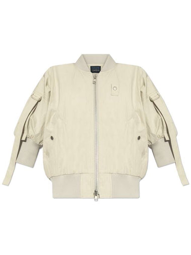 Yohji Yamamoto Bomber Jacket, Women's, Grey - YOHJI YAMAMOTO - BALAAN 1