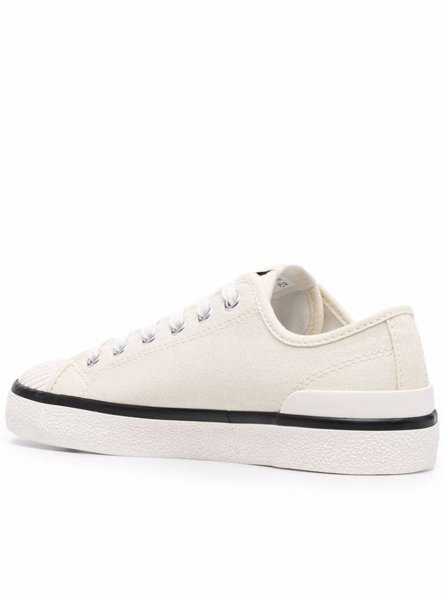 Binkoo Logo Canvas Low Top Sneakers Chalk - ISABEL MARANT - BALAAN 4