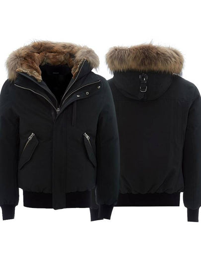 Dixon Nordic Tech Down Natural Fur Bomber Jacket Navy - MACKAGE - BALAAN 2