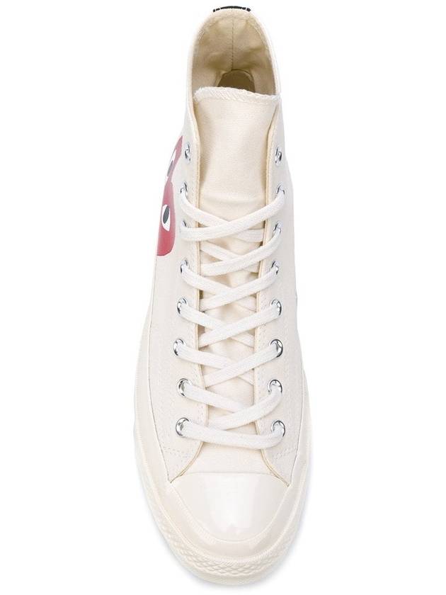 Chuck Taylor High Top Sneakers P1 K112 2 White - COMME DES GARCONS - BALAAN 6