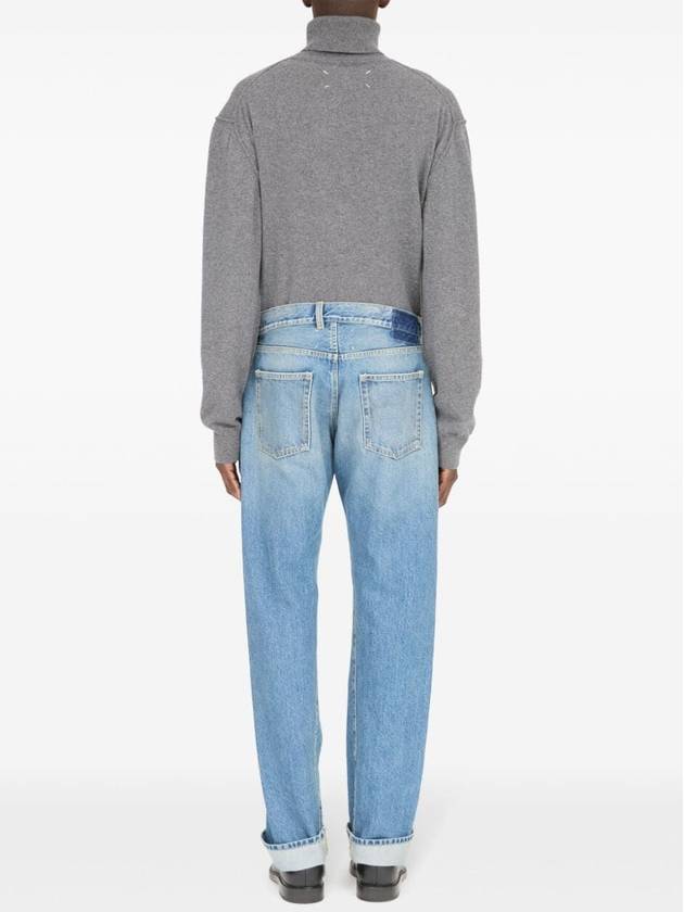 Turn-Up Hem Jeans Blue - MAISON MARGIELA - BALAAN 5