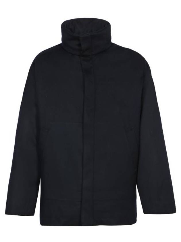 Medium Weight Cashmere Down Jacket Navy - PRADA - BALAAN 1