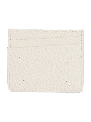 Four Stitch Card Wallet White - MAISON MARGIELA - BALAAN 1