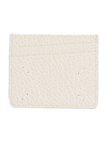 Four Stitch Card Wallet White - MAISON MARGIELA - BALAAN 1