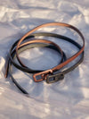 Season Slim Leather Belt 2 Colors - SORRY TOO MUCH LOVE - BALAAN 2