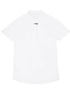 Men's Solid Camp Pocket Short Sleeve Shirt White - TOMMY HILFIGER - BALAAN 3