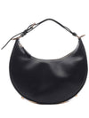 Fendigraphy Small Hobo Shoulder Bag Black - FENDI - BALAAN 3