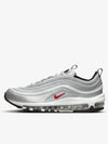 Air Max 97 Low Top Sneakers Metallic Silver and Chlorine Grey - NIKE - BALAAN 3