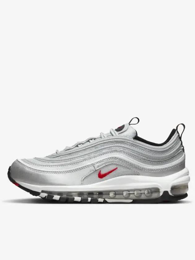 Air Max 97 Low Top Sneakers Metallic Silver and Chlorine Grey - NIKE - BALAAN 3